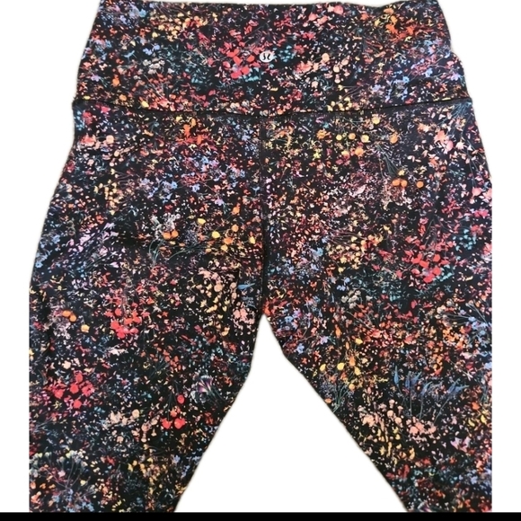 Lululemon Womens Wunder Under Hi-Rise Tight *28"Flowerescent Multi Legging 10 - Picture 6 of 12